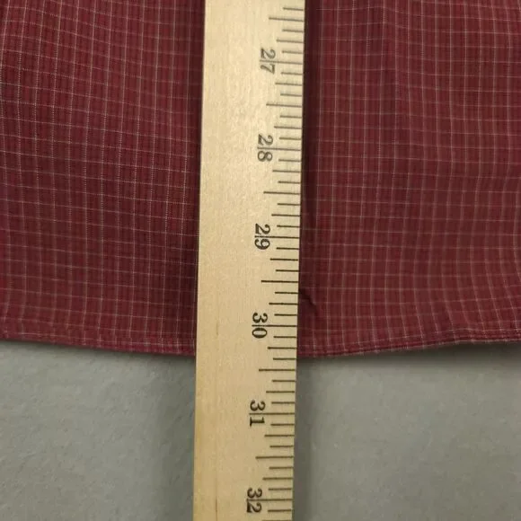 Gant Plaid Button Down Shirt Mens Large Red Cotton - Picture 14 of 14